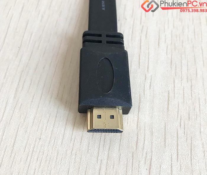 Cáp HDMI 1.4 dài 0.3M dây dẹt-2