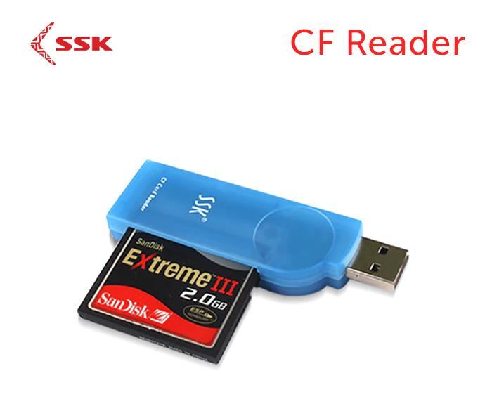 Đầu đọc thẻ nhớ CF USB 2.0 SSK SCRS028
