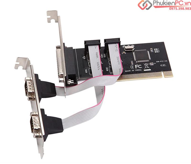 Card PCI sang LPT Parallel 2 COM RS232 MCS9865-4
