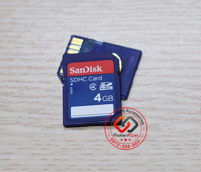 Thẻ nhớ SD 4GB Sandisk-4