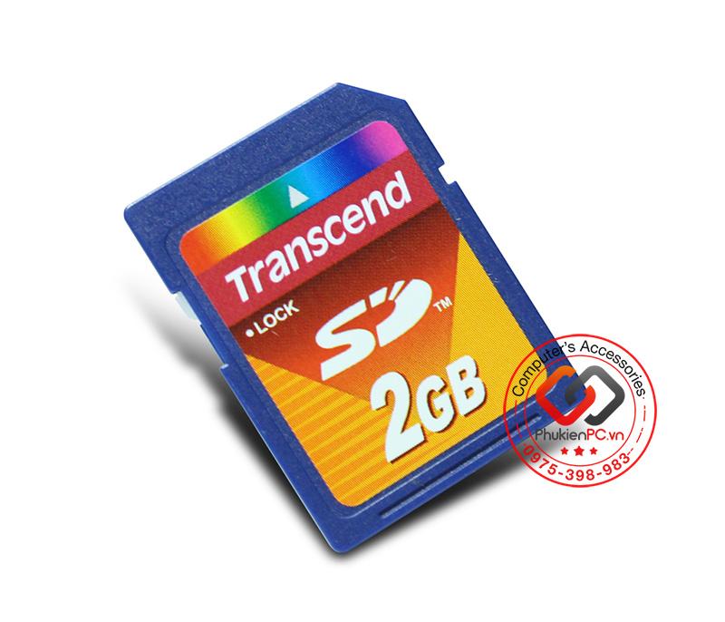 Thẻ nhớ SD 2GB Transcend cho máy công nghiệp, thiết bị điện tử-1