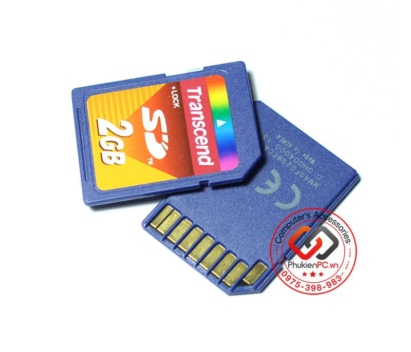 Thẻ nhớ SD 2GB Transcend cho máy công nghiệp, thiết bị điện tử-2