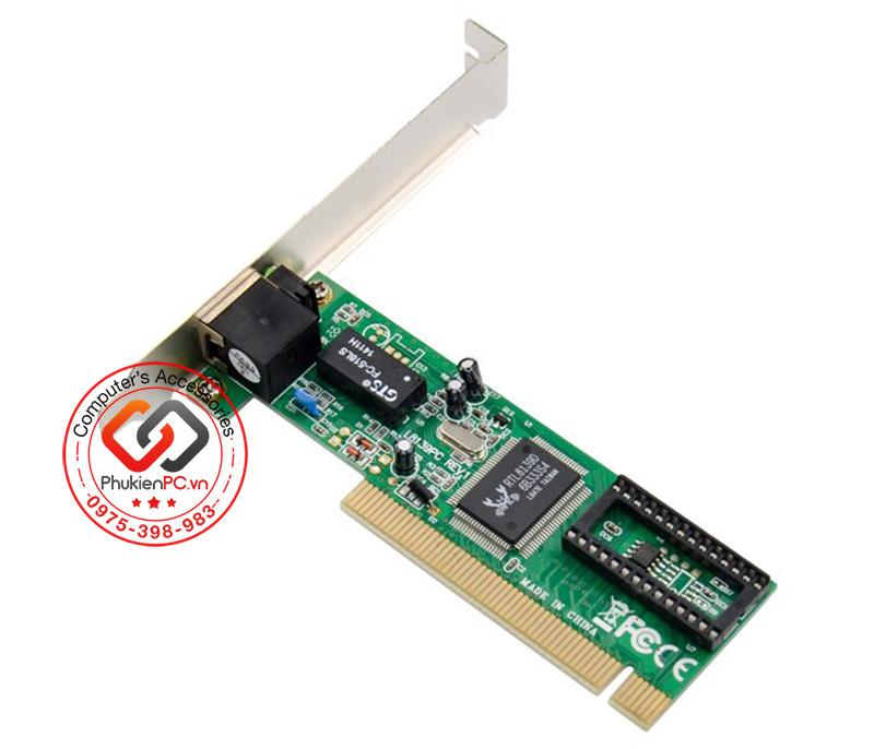 Card PCI sang LAN Ethernet 10/100 chipset cho PC, máy tính đồng bộ DELL, HP, máy tính công nghiệp-2