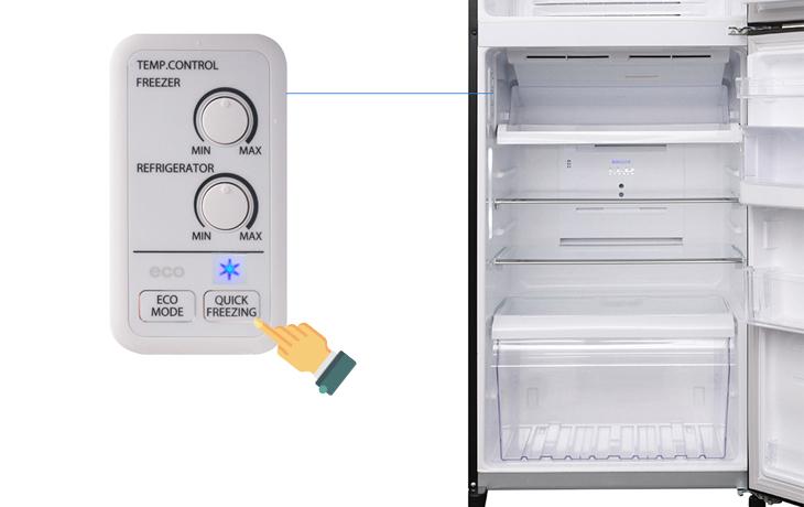 Cách sử dụng bảng điều khiển tủ lạnh Toshiba Inverter 359 lít GR-AG41VPDZ XK1