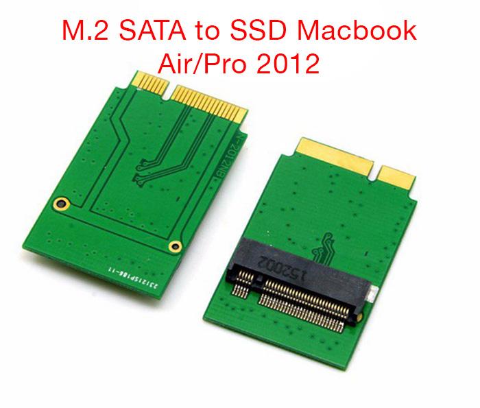 Adapter SSD M.2 SATA 2280 sang SSD Macbook Air, Retina 2012