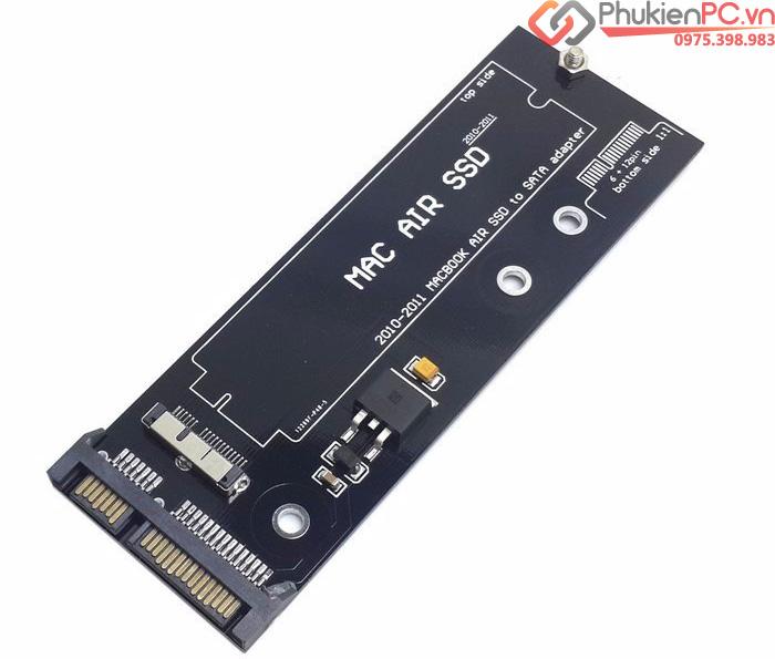 Adapter chuyển SSD Macbook Air 2010 2011 sang SATA