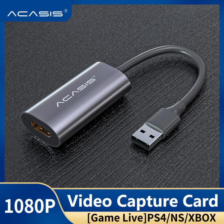 Cáp HDMI to USB 2.0 Capture 1080P60hz thương hiệu ACASIS