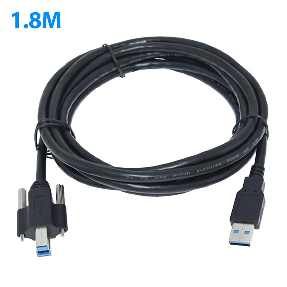 Cáp USB 3.0 AM-BM, Type A to Type B dài 1.8M có khoá cố định