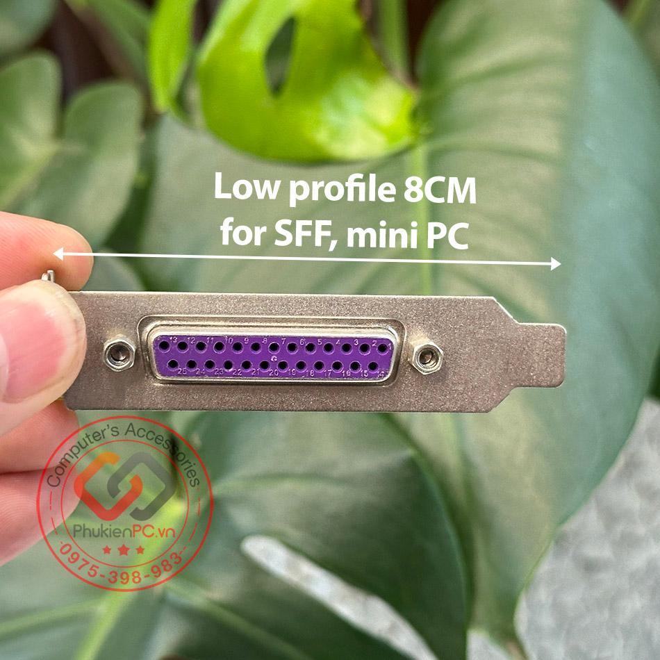 Card PCI express x1 to LPT DB25 chất lượng cao SUNIX PAR6408A kết nối máy tính ra máy in, CNC-2