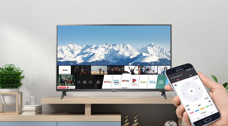 Cách dùng điện thoại, máy tính bảng điều khiển Smart tivi LG WebOS bằng ứng dụng LG TV Plus