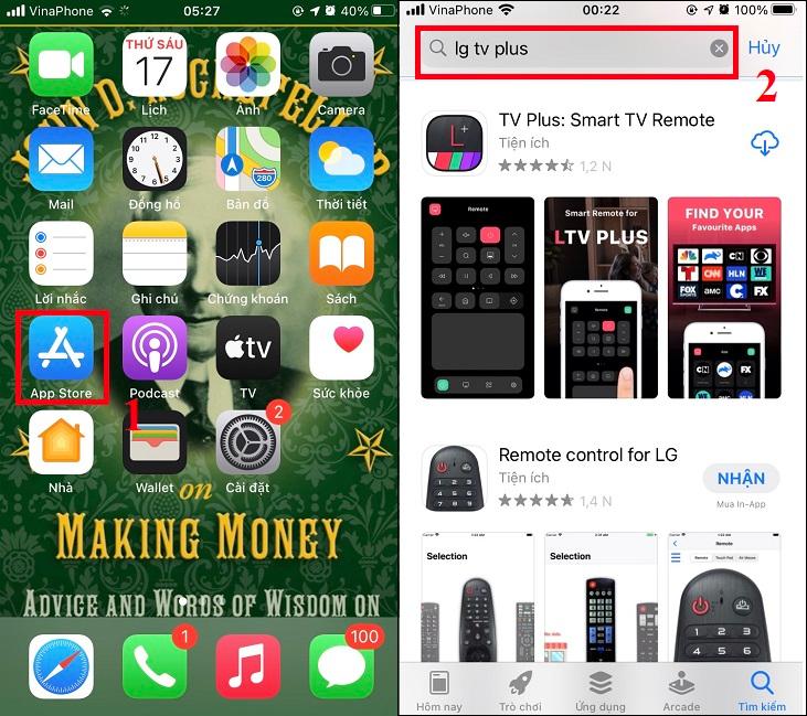 Cách dùng điện thoại, máy tính bảng điều khiển Smart tivi LG WebOS bằng ứng dụng LG TV Plus
