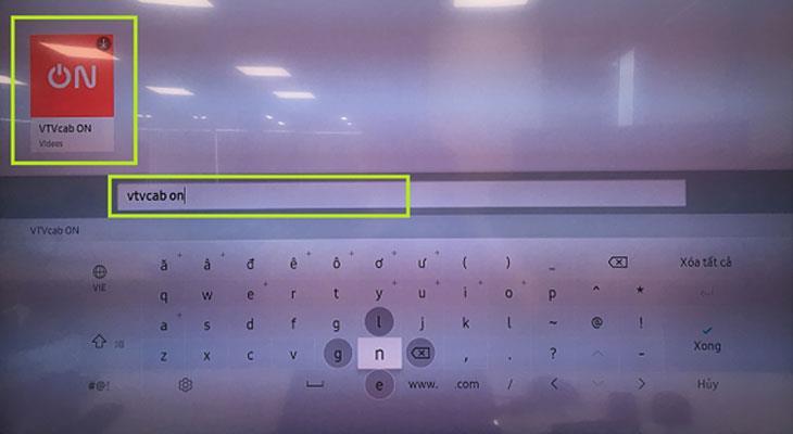 Hướng dẫn kích hoạt gói VTVCab On trên smart tivi