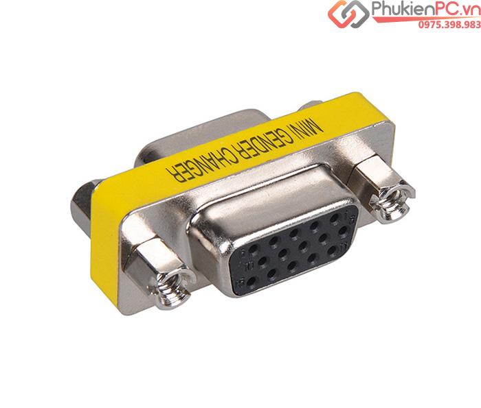 Đầu nối cáp VGA DB15 hai đầu cái (Female to Female)-1