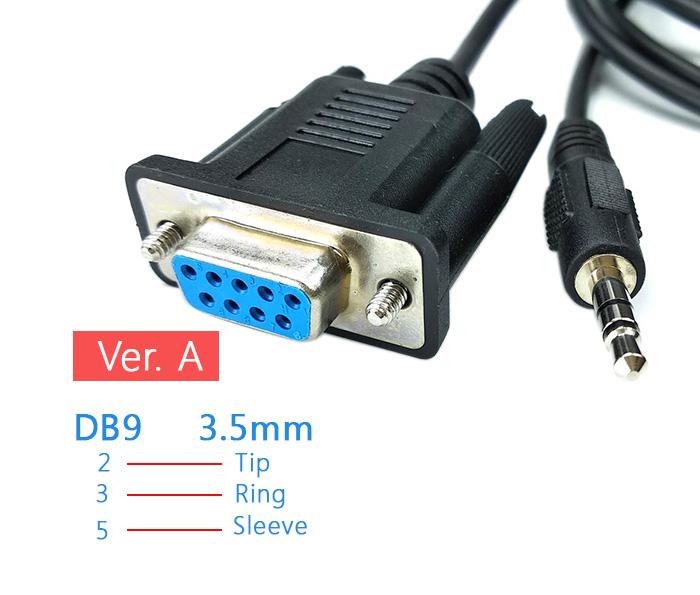 Cáp RS232 Female to 3.5mm serial Ver A dài 1M