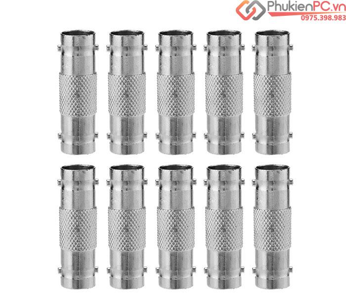 Đầu nối BNC hai đầu cái, nối hai cáp đồng trục-1