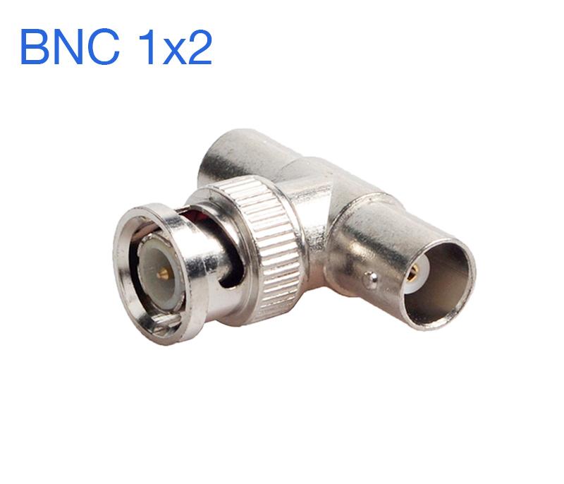 Đầu giắc chia BNC 1 ra 2 chữ T