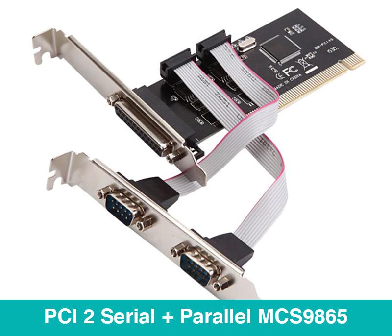Card PCI sang LPT Parallel 2 COM RS232 MCS9865