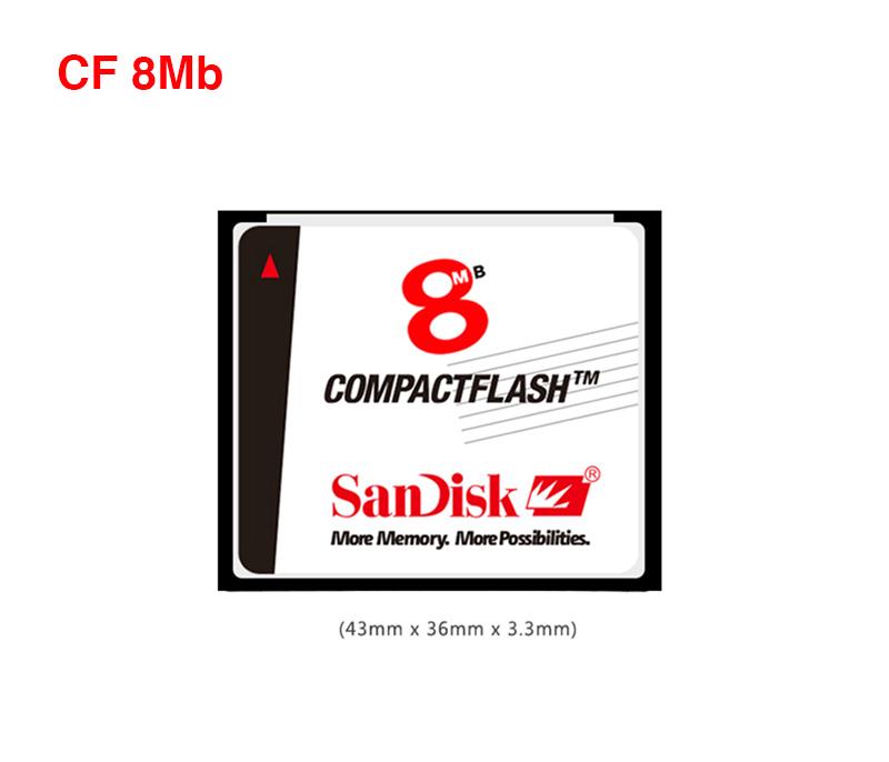 Thẻ nhớ CF Card Sandisk 8Mb dung lượng thấp-0