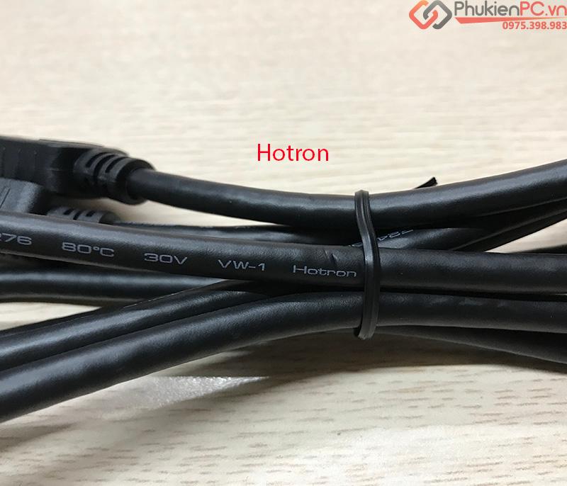 Dây cáp HDMI 1.4 hỗ trợ 4K dài 1.5M Hotron-2