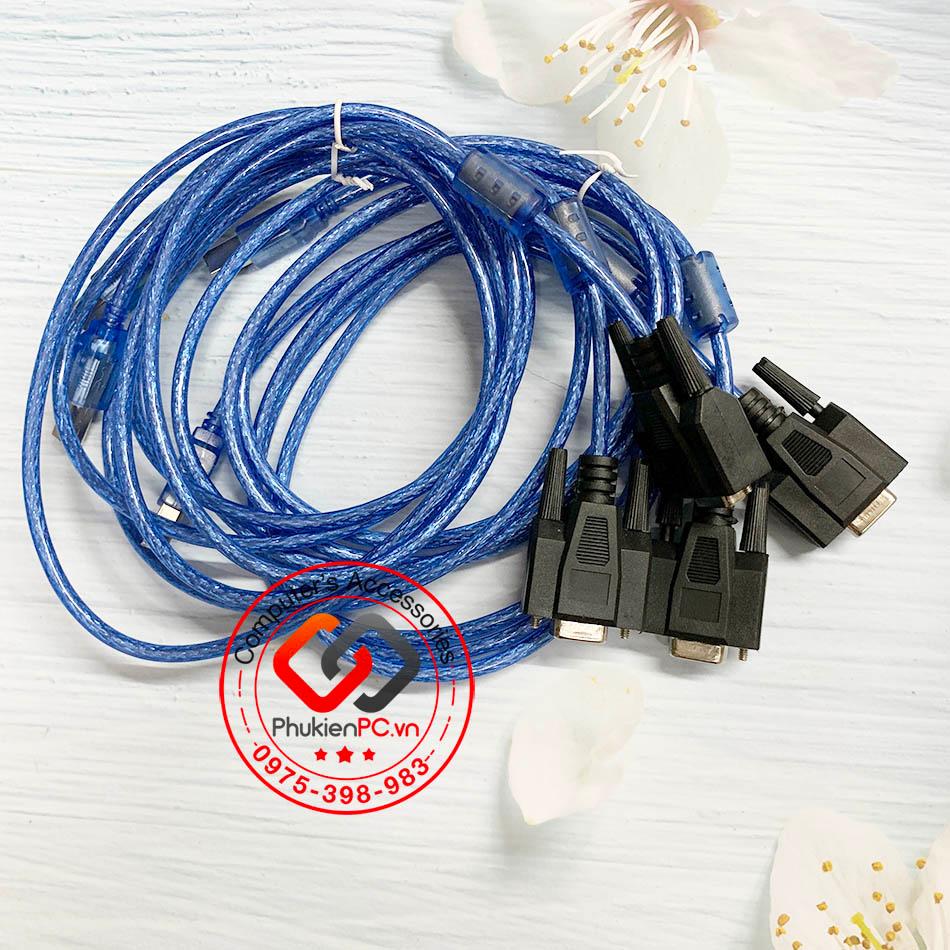 Dây cáp USB Type B to RS232 Female cho máy in, máy đếm tần số-2