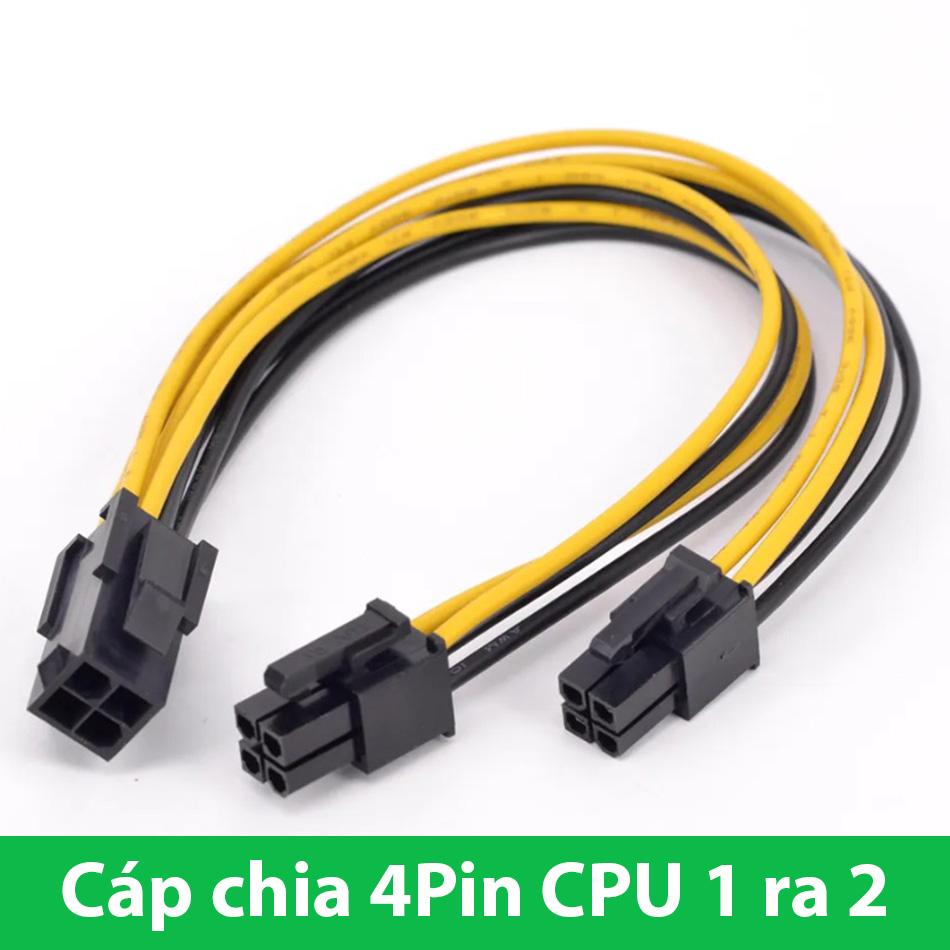 Dây cáp chia nguồn 4pin CPU 1 ra 2 cho máy đồng bộ DELL-0