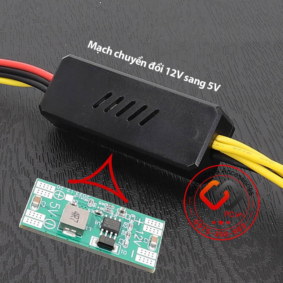 Cáp chuyển đổi 8PIN CPU sang 3 SATA cấp nguồn cho ổ cứng HDD, SSD-1