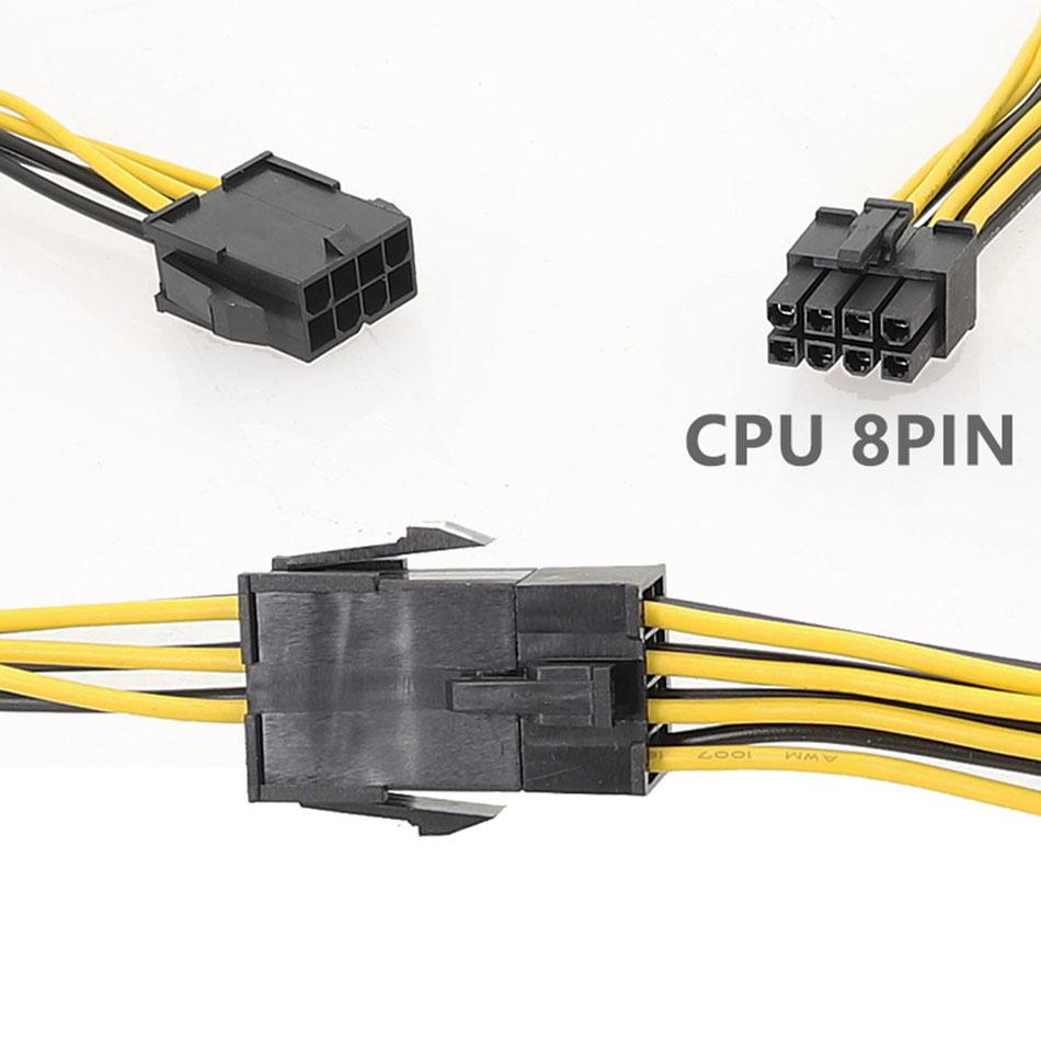 Cáp chuyển đổi 8PIN CPU sang 3 SATA cấp nguồn cho ổ cứng HDD, SSD-2