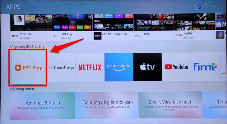 Cách xóa ứng dụng đã cài trên Smart tivi Samsung