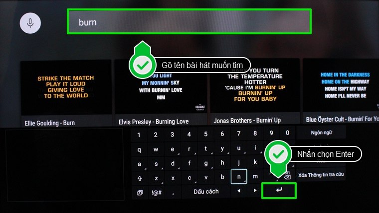 Cách sử dụng ứng dụng hát karaoke trên Android tivi Sony