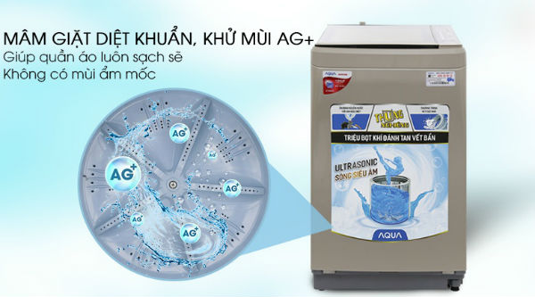 Top 3 máy giặt Aqua Sanyo 8kg giá tốt tại Điện Máy Chợ Lớn