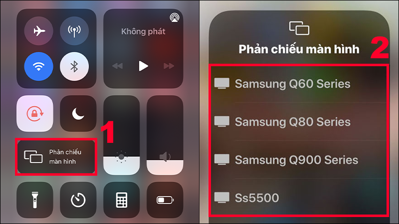 Cách kết nối iPhone với tivi Samsung qua AirPlay chi tiết, đơn giản