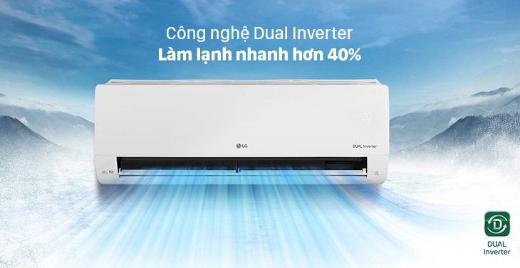 Công nghệ Dual Inverter trên máy lạnh LG